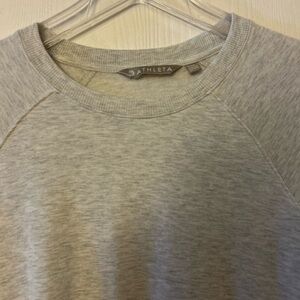 Athleta Women’s Beyond Soft mindset Heather Gray Long sleeve Sweatshirt